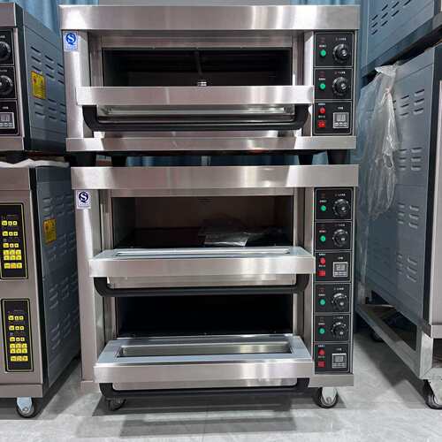 1层1盘小型平炉商用披萨炉双控温可加石板改电压110V