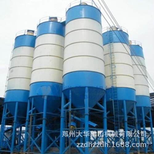 立式水泥罐30T/50T/100T搅拌站配套散装水泥仓碳钢存储罐