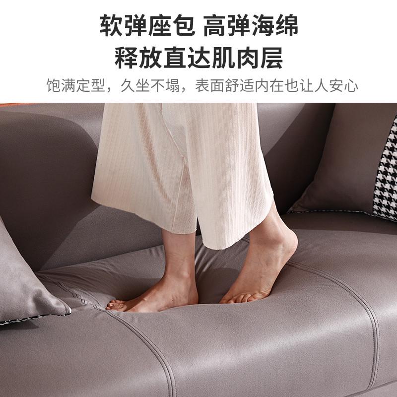 北欧简约现代布艺沙发小户型客厅双人出租房卧室公寓三人简易网红