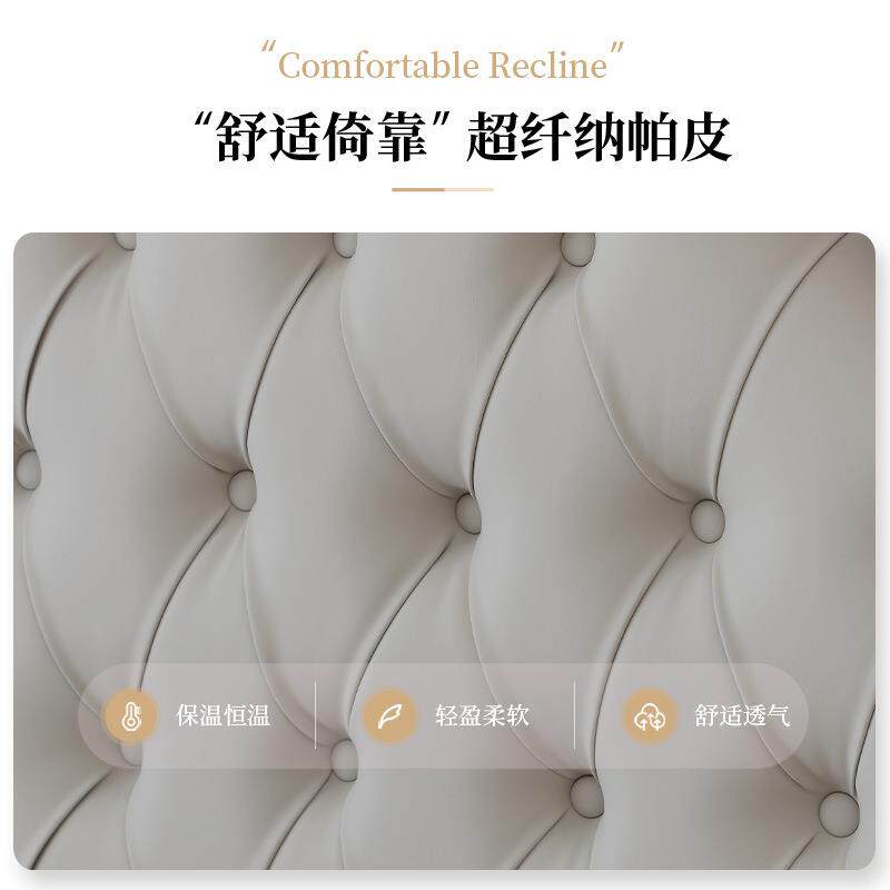简约美式儿童实木双人床2米/1.8/1.5//1.2米单人床欧式软靠储物床