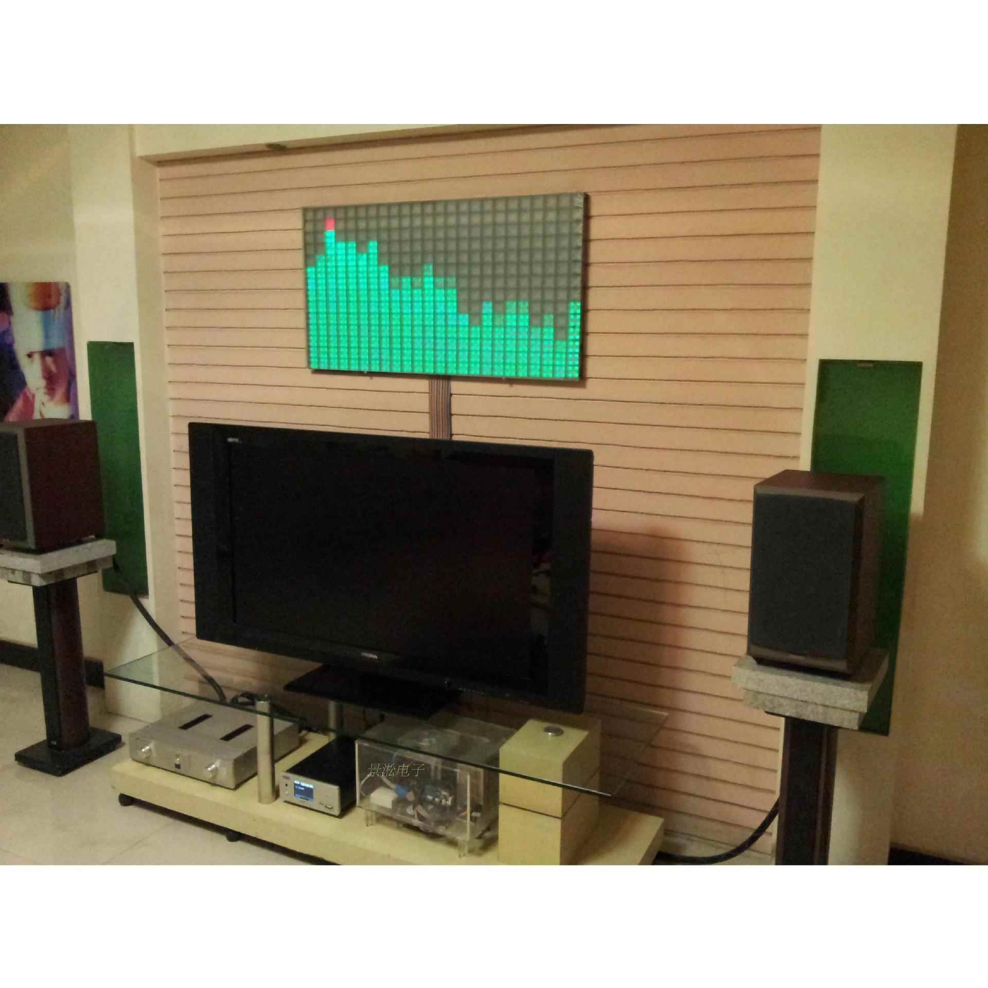 KS1424大型LED音乐频谱电平指示节奏灯控制卡KTV迪吧音柱控制器