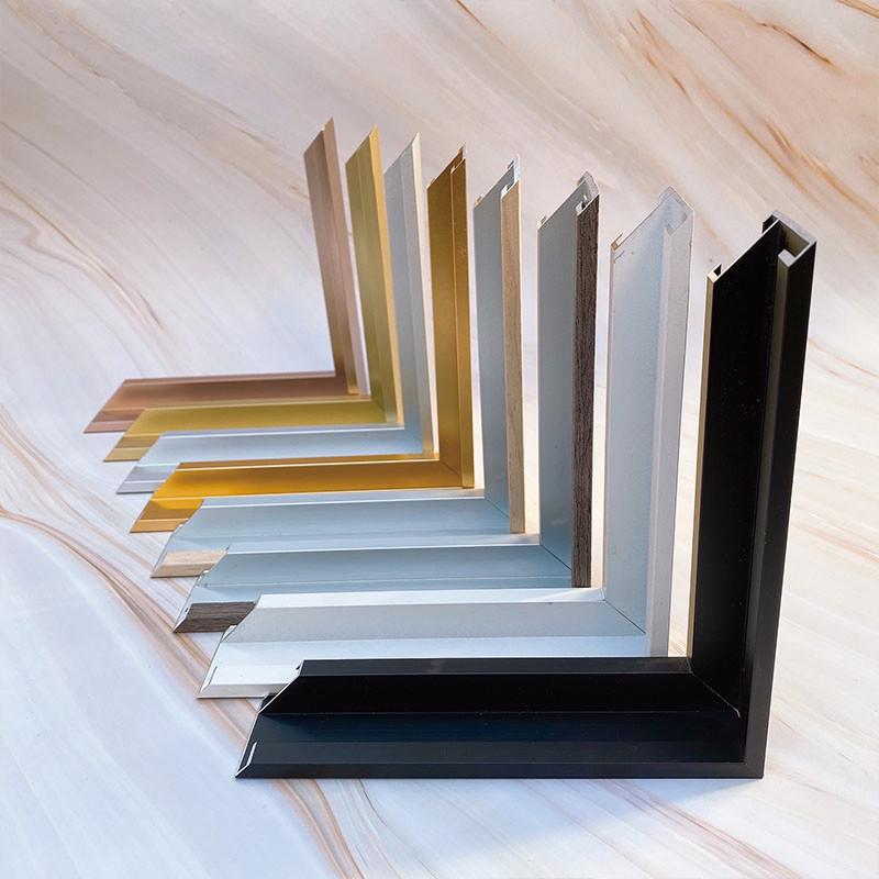 铝合金画框相框极细窄边任意尺寸裱框广告海报拼图金属框挂墙