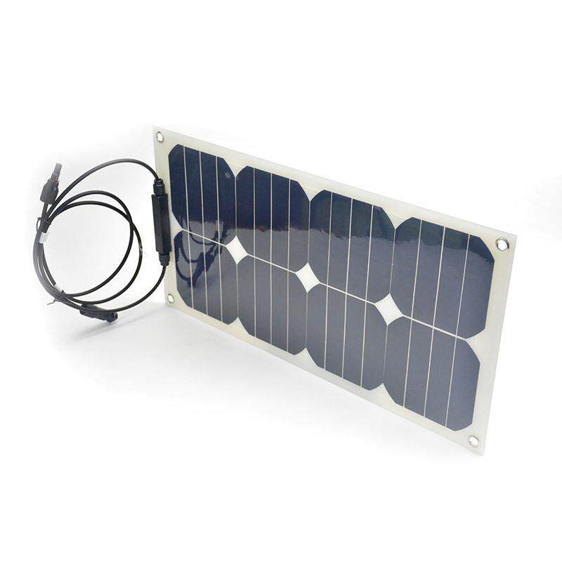太阳能车用电池充电器18V25W光能柔性家用储能配套