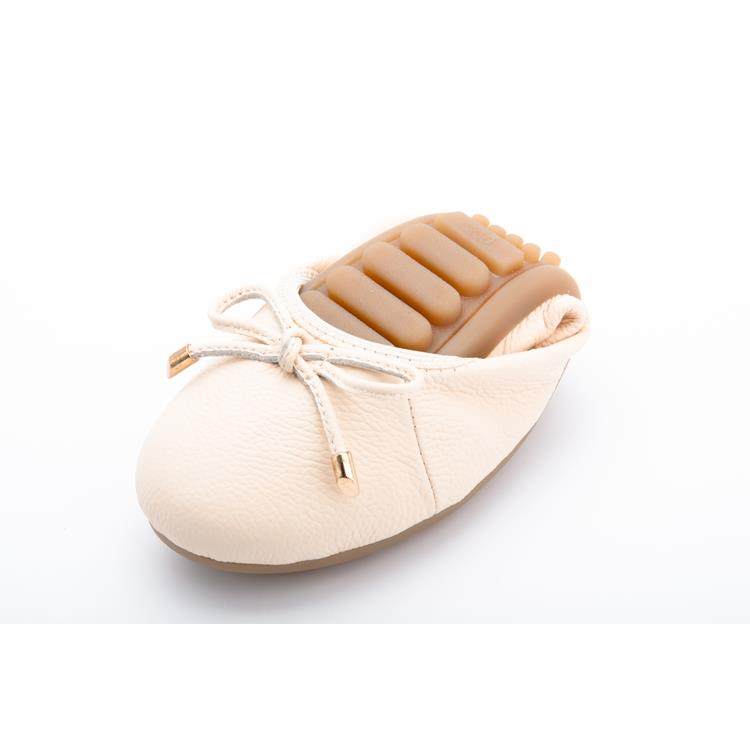 正品蛋卷鞋女妈妈鞋真皮牛筋底圆头孕大码软百搭春夏季平底底妇鞋