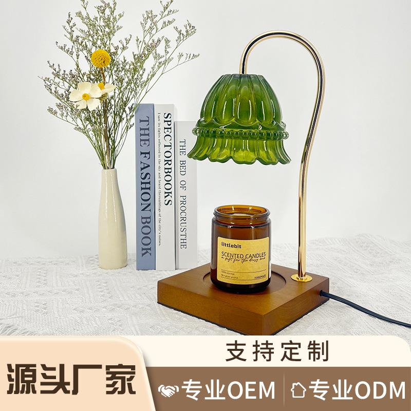 融蜡灯 跨境 香熏灯 卧室床头照蜡烛浪漫可定时调光蜡烛灯氛围灯