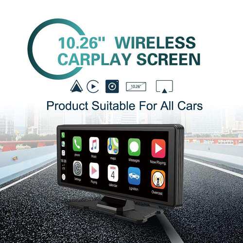 车载无线Carplay导航互联10.26寸便携智能高清多媒体车机显示屏