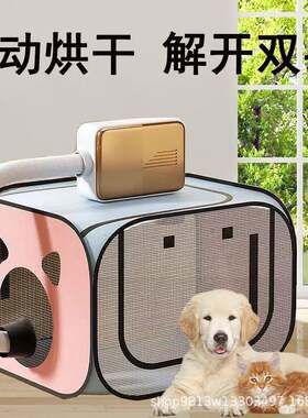 猫咪烘干 干箱吹干 干宠物洗澡家用洗猫吹风机狗狗小型折叠吹毛专