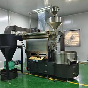 粤鼎锋20公斤咖啡烘焙机烘豆机大型咖啡工厂烘炉咖啡烘焙设备