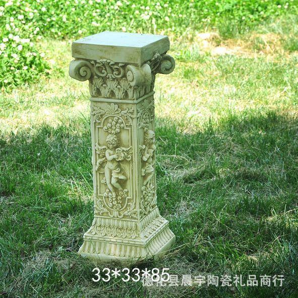 混批欧式创意复古做旧工艺品氧化镁花盆花瓶园艺饰品摆件6027