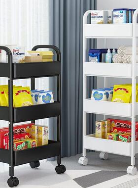 Kitchen storage rack bathroom Shelf Trolley iron shelves