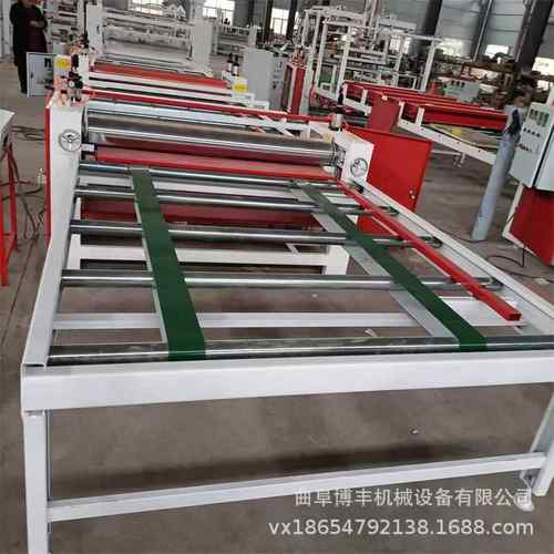 PET肤感板吸塑门板贴面机 冷热胶pvc大板平贴机 卷材片材贴纸机