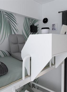 侧电脑床18728铺上桌上小桌子宿舍电脑桌床电脑桌悬空桌懒人书桌