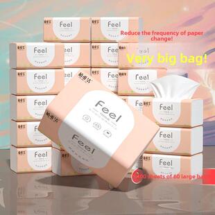 60pcs cartons home tissue toilet paper 抽取式家用卫生纸餐巾