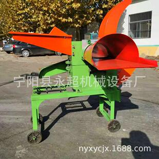 作玉米秸秆草机小型家碎用UVT铡草机干湿两用机粉碎操方便电动版