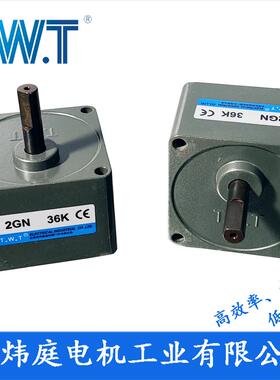TWT电机 2GN3K~180K齿轮减速箱2GN20K 2GN100K 台湾东炜庭电机