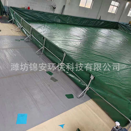 油田围油栏 油罐车维修用软体护油池 便携式可折叠TPU护油防渗池