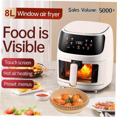 8LEnglish button air/fryer oven Multifunctional No lampblack
