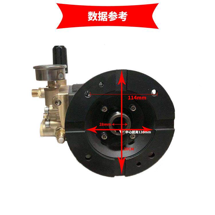 雷格高压泵头5800型洗车机头喷瓷柱塞全铜电动高压清洗机配件