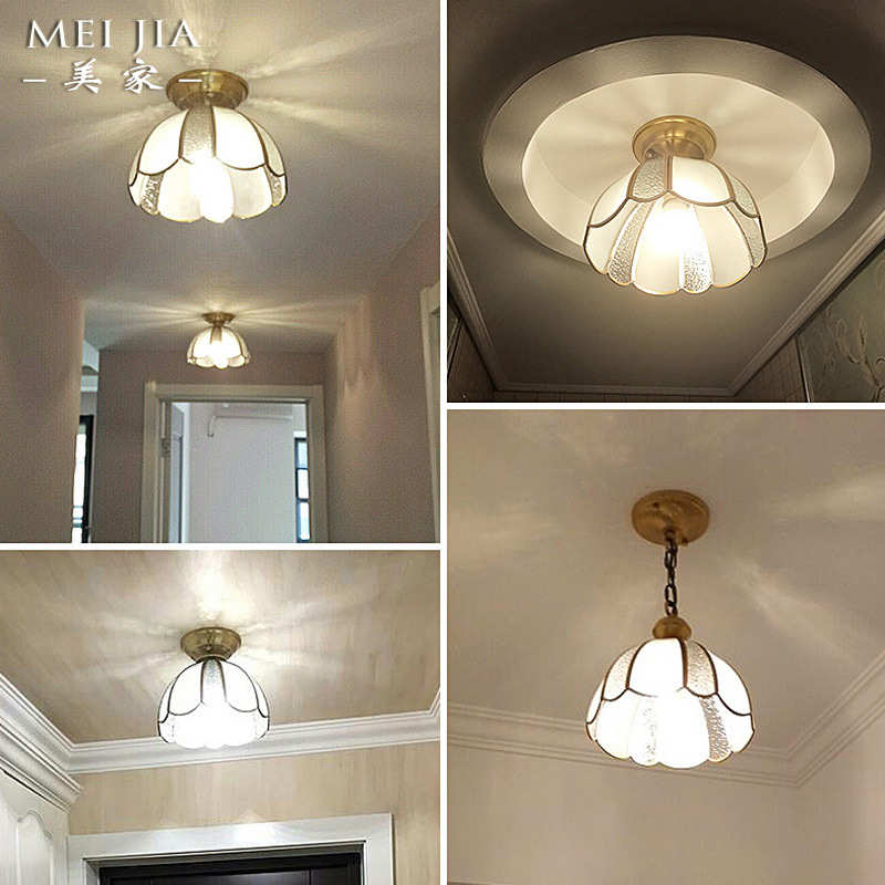 铜阳台书房批发全灯具吸顶灯楼梯餐厅过道卧室酒店客房吸顶灯简约