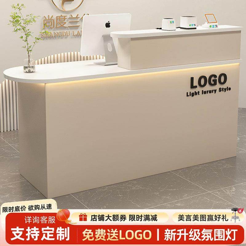 吧台收银柜台店铺小型服装店超市餐饮简易柜台美容院公司前台接待,商业/办公家具,收银台,淘宝优惠券,粉丝福利购,淘宝优惠卷