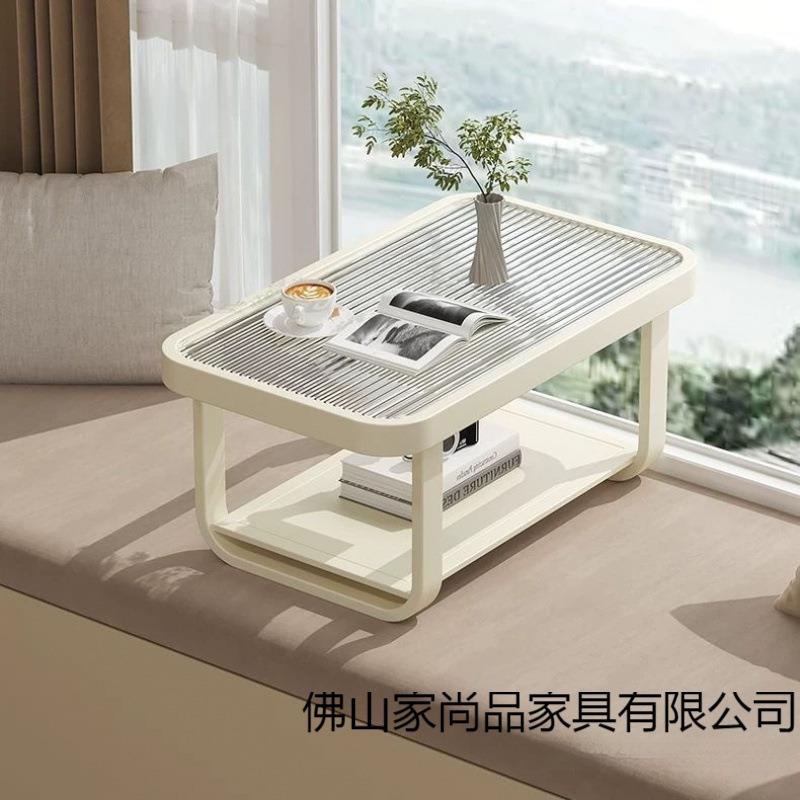 欧式玻璃飘窗台桌子茶几民宿榻榻米方角几卧室矮桌简约现代炕几