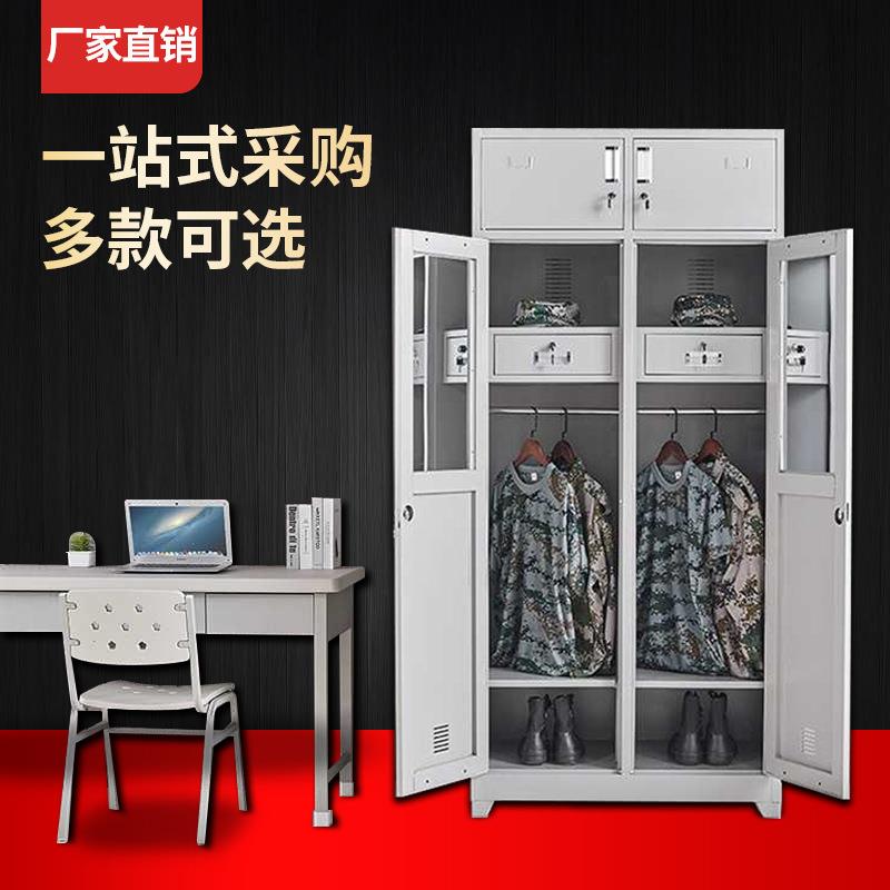制式营具上下床营房内务柜钢制床学校双层床单位宿舍学习桌椅