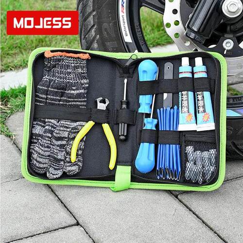 摩杰斯机车装备摩旅补胎工具套装摩杰斯MOJESS机车电动车汽车轮