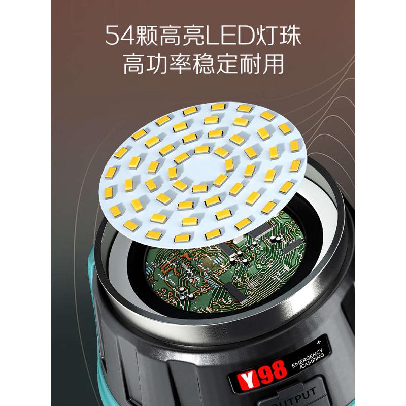 户外照明露营灯停电家用应急装备灯非煤油帐篷led充电马灯超亮