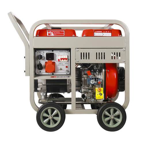 柴油发电机230v便携家用小型10kw发电机工厂组静音版