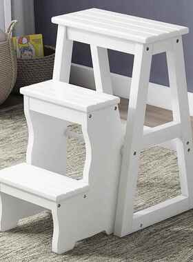 阶滑梯脚踏台踩脚凳子折梯凳实木叠家用儿童凳浴+Sg3cSnE室防垫脚