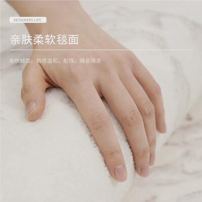 -高级轻毯奢地沙客厅简约浅地色加厚仿羊绒垫发茶几毯卧室床边毯