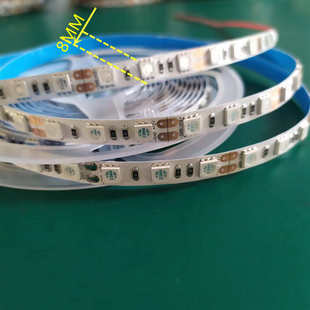 5050led灯带5050红光贴片窄板8mm板宽高亮72灯深渊镜灯带灯条