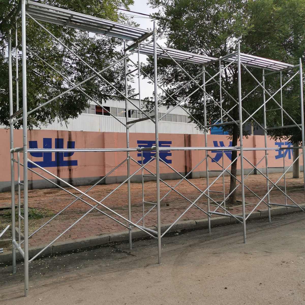 现货销售 移动脚手架 热镀锌活动手脚架 梯形架子 脚手架厂家