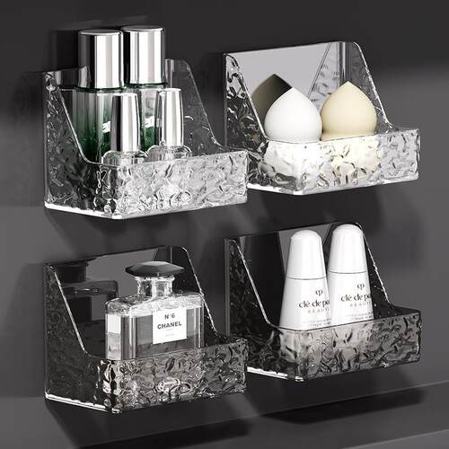 Glacier Pattern Mirror Cabinet Storage Box, Bathroom Vanity