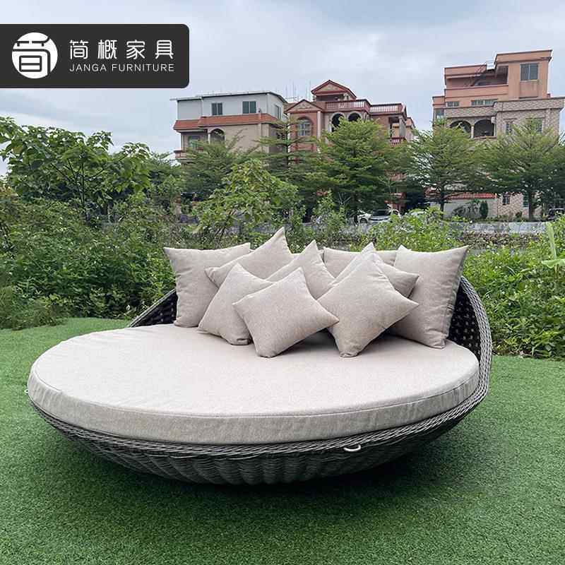 户外家PE藤编海沙发87边躺床店度假村景区酒网红具鸟巢拍照道具吊,住宅家具,户外沙发,淘宝优惠券,粉丝福利购,淘宝优惠卷