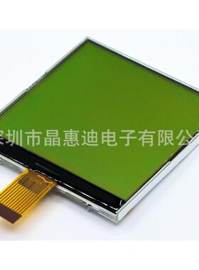 3.2G屏寸  160160点阵CO 正显 lcd SPL黄绿色液晶 仪器仪表显示屏
