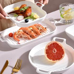Baking tray ceramic cheese casserole oven western food dish
