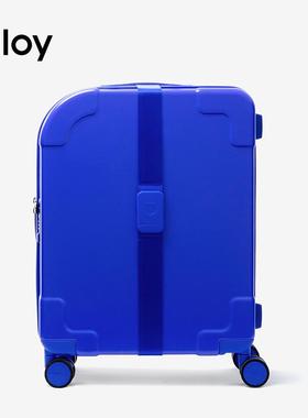 正品alloy阿乐黄色行李箱拉杆箱短万向轮乙pc皮箱闲休运动途登机