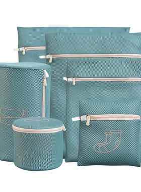 加厚三明治网洗衣袋防缠绕护洗袋可刺绣LOGO订水洗标形现货