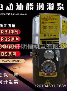 浙江流遍油脂润滑泵LRB2-K30/3ZKI电动黄油泵LRB1-K20/2ZII油脂泵