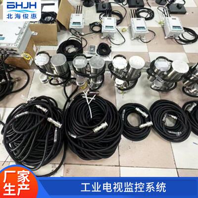 工业电视监控系统配备5台云台摄像头 可同步监控画面存储录像