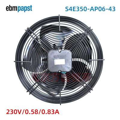 S4E350-AP06-43 ebmpapst AC230V带接线盒 冷凝器制冷设备风扇