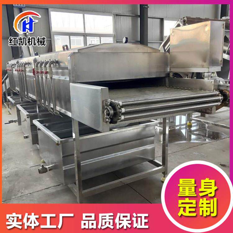 滚杠式多色粘玉米去须清洗机 高压喷淋清洗机 速冻玉米成套设备