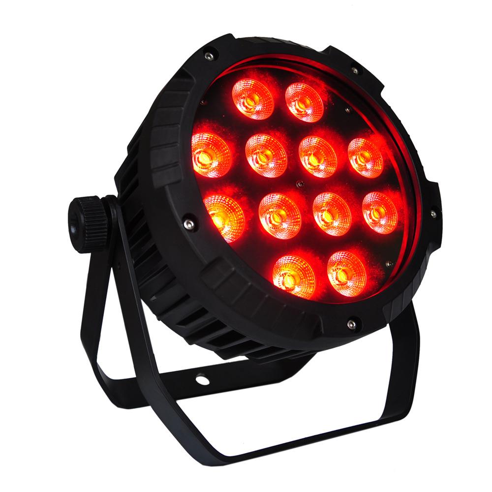 跨境LED舞台面光灯 12颗18W6合1混色灯珠 双通道防水帕灯供应