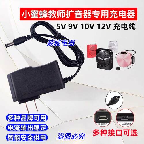 得胜扩音器专用充电器 电源线 E180M E188 E200得胜适配器5v适用2