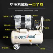 自动气柱空卷材充气泵8LTMJ气袋气中袋小型压袋缩机气泡柱电动打