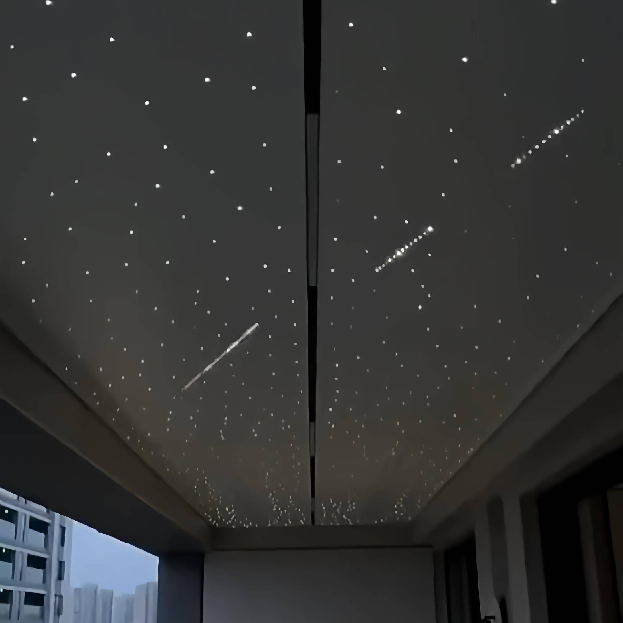 蜂窝大板星空顶悬吊式天花板客厅卧室房间阳台影音室KTV满天星光