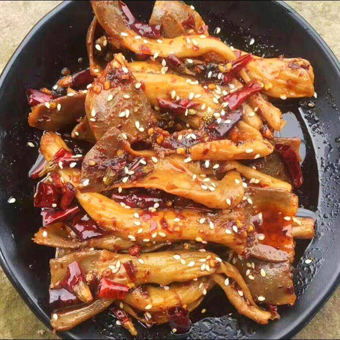重庆开县美食香辣卤菌把鸭菌麻辣零食休闲熟食特产小吃150克