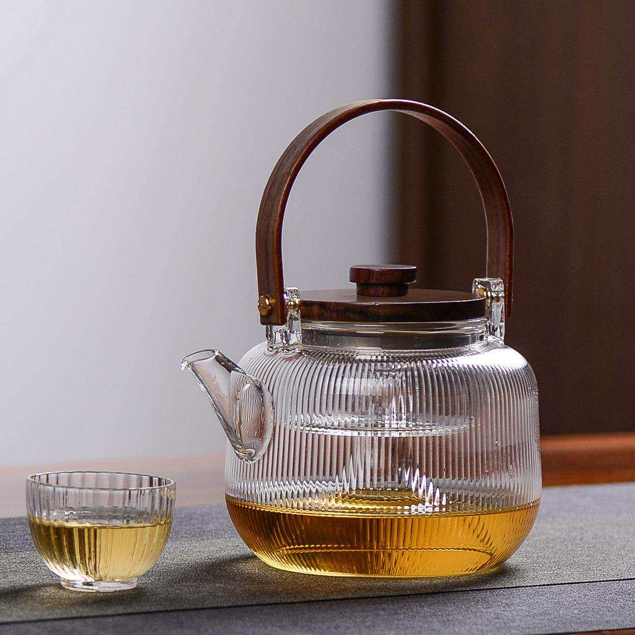 双内胆玻璃煮茶壶大号烧水壶黑白茶全自动蒸茶器电陶炉茶炉
