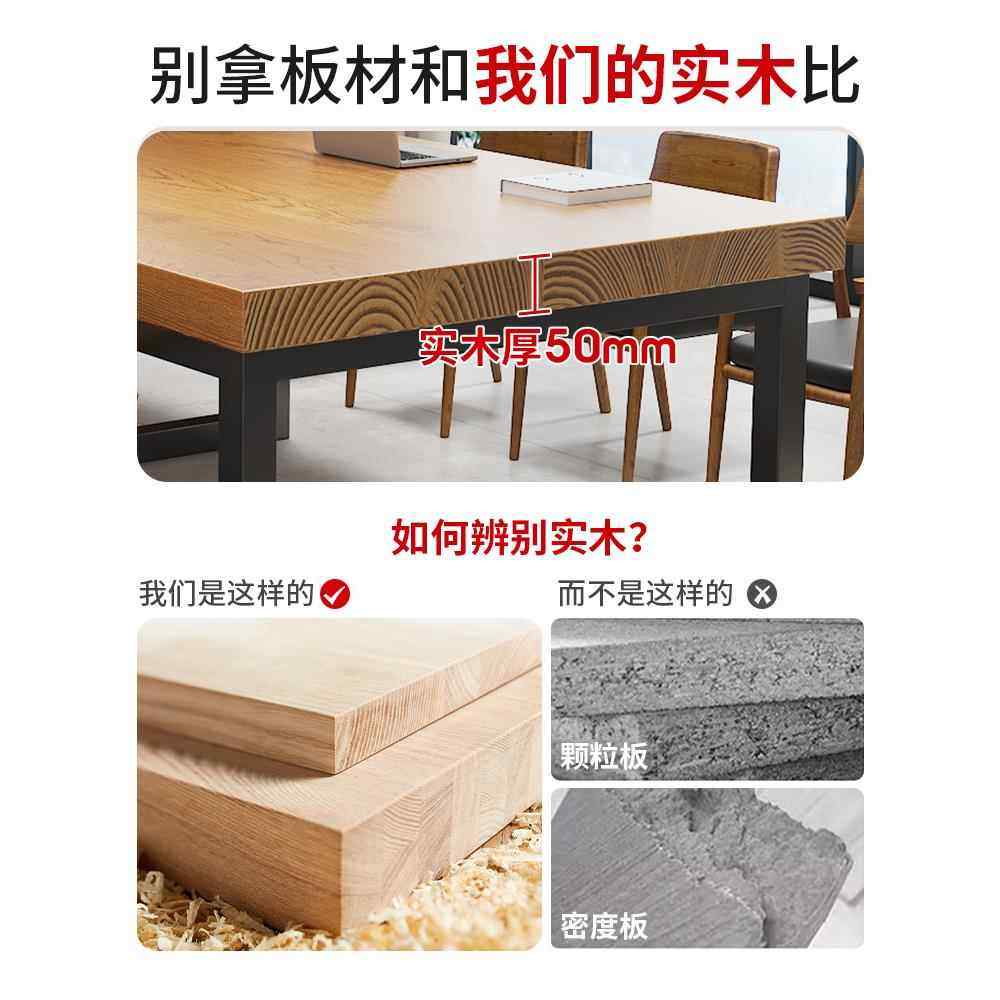 实木会议桌长桌大板桌办公桌椅组合电脑桌餐桌会议室洽谈桌工作台,商业/办公家具,会议桌,淘宝优惠券,粉丝福利购,淘宝优惠卷